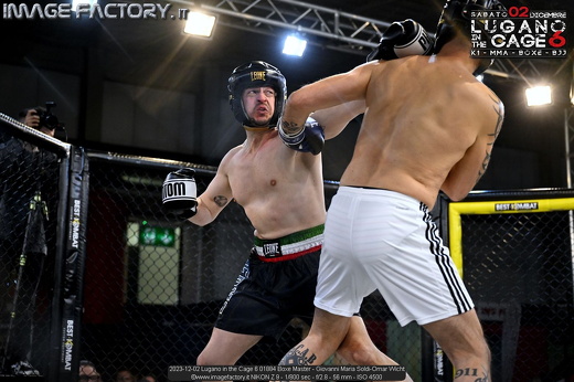 2023-12-02 Lugano in the Cage 6 01884 Boxe Master - Giovanni Maria Soldi-Omar Wicht